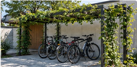 Abri à vélos